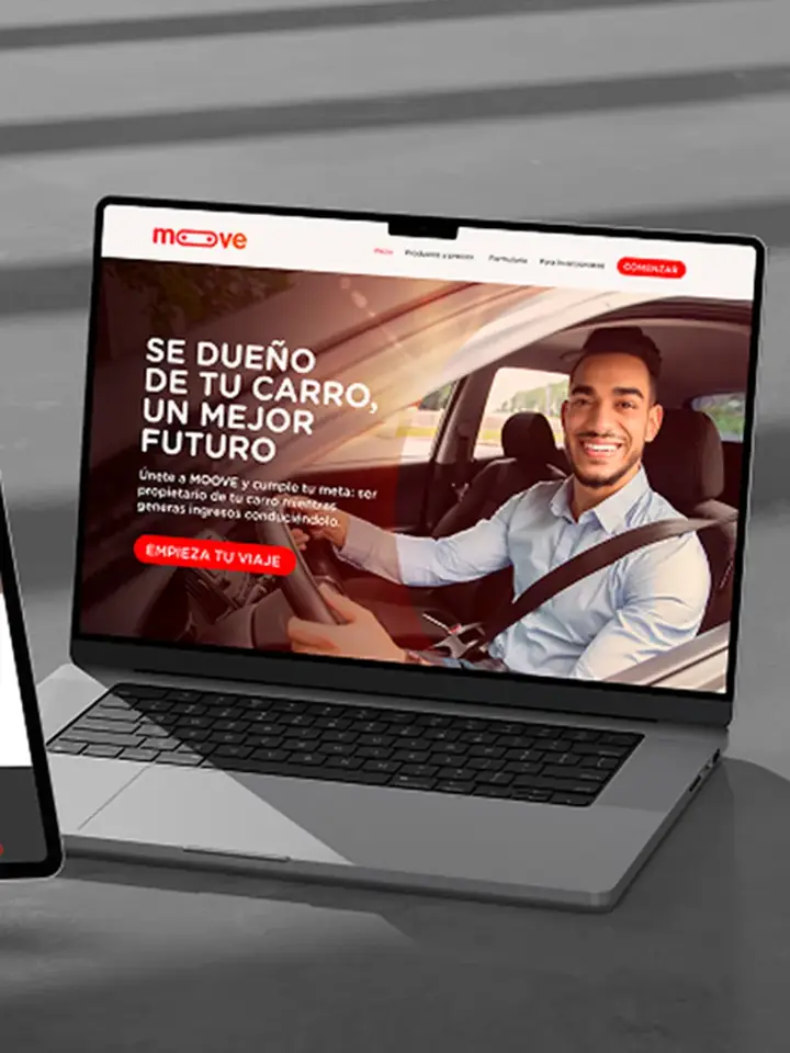 MOOVE website design