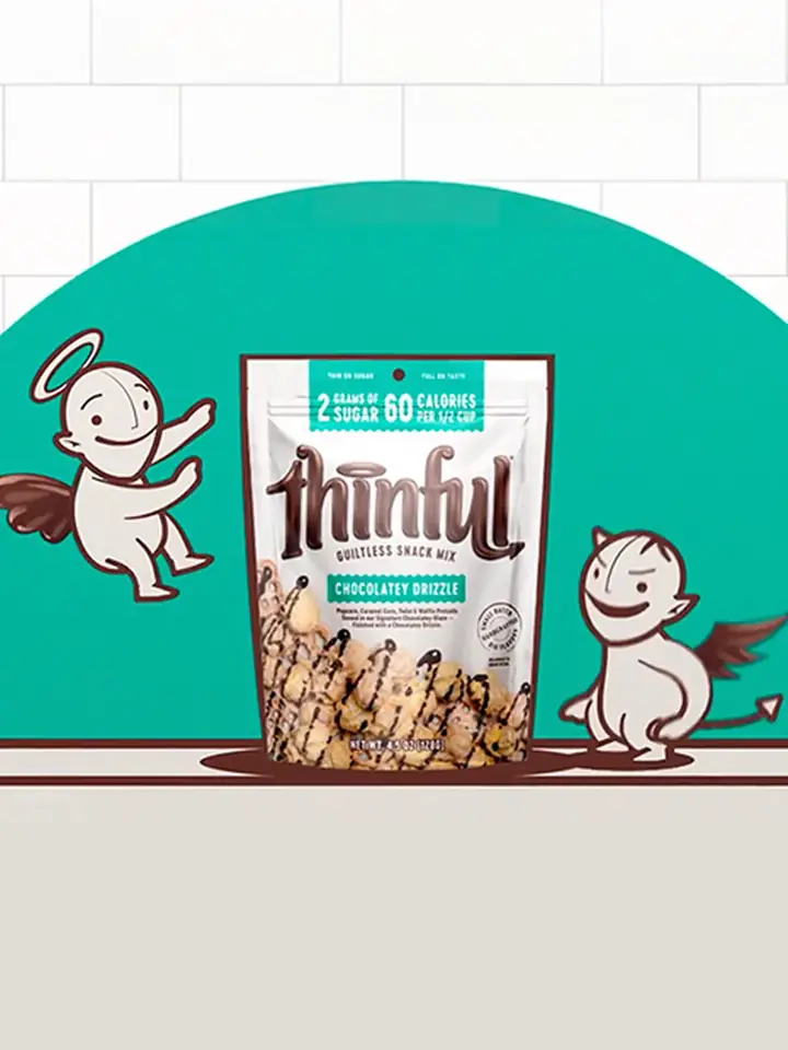 Thinful snack brand animation