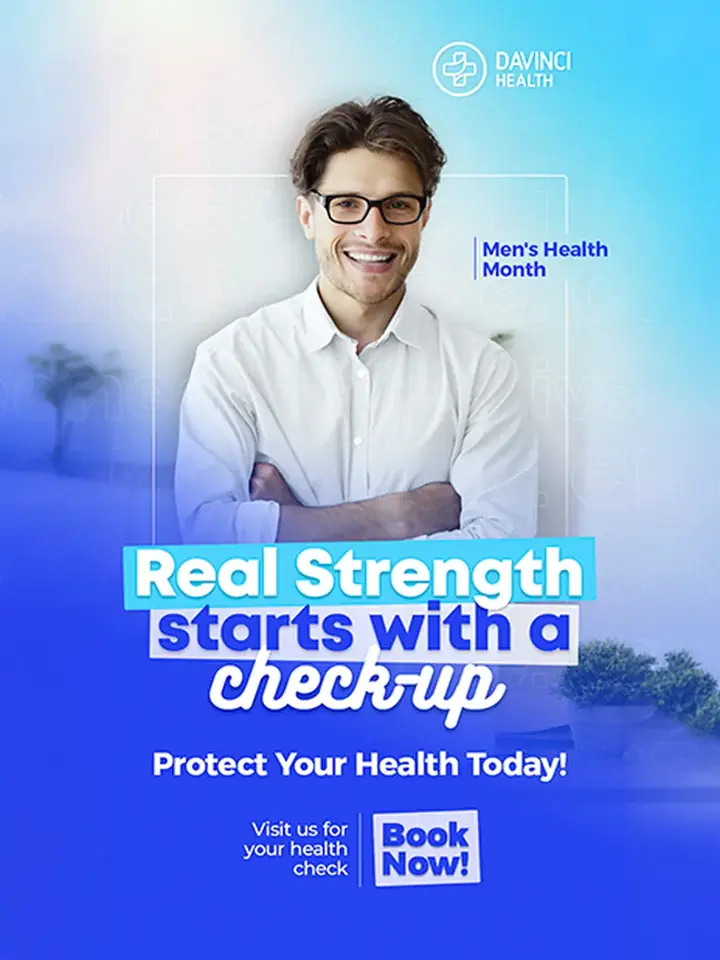 DaVinci Health Men's Health Month campaign